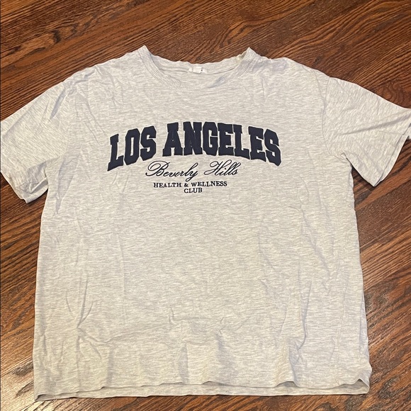 Garage Gray Los Angeles Graphic T-Shirt - Picture 1 of 1